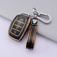 Vỏ TPU Cho Móc Chìa Khóa Xe Hơi, Vỏ Lật Cho Hyundai, Santa Fe, Sonata, Tucson, Elantra, Ix45, 35