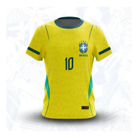 Men's short-sleeved soccer jersey