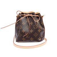 LV Louis Vuitton路易威登 M41346 經典Monogram Noe BB束口肩背水桶包(迷你)
