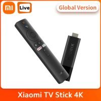 Global Version Xiaomi Mi TV Stick 4K Android TV 11 Quad Core 2GB RAM 8GB ROM Netflix Wifi Google Assistant Smart TV Dongle