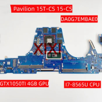 DA0G7EMBAE0 For HP Pavilion 15T-CS 15-CS Laptop Motherboard with SRFFW I7-8565U CPU GTX1050TI 4GB GPU 100% Fully tested