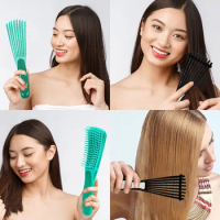 Detangler Hair Brush Women Detangling Hair Brush Curly Hair Brush Shampoo Brush Magic Hair Brush Scalp Massage Hair Styling Comb