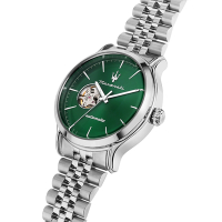 MASERATI 瑪莎拉蒂 綠幽靈鏤空機械錶 手錶 送禮推薦 R8823118010