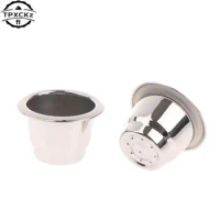 1pc Refillable Stainless Steel Espresso Coffee Maker Capsule Refilling Filter For Nespresso Machine Reusable Filter Coffee Pods