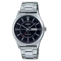 【CASIO 卡西歐】紳士經典鋼帶錶(MTP-V006D-1C)