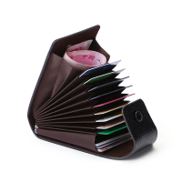 2026 New Fashion Accordion Card Case – Slim Multi-Slot RFID Blocking Wallet, Large Capacity ID Bank 