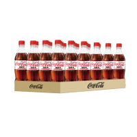 【Coca-Cola 可口可樂】纖維+ 寶特瓶600ml x24入/箱(無糖)