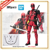 Original Bandai S.H.Figuarts Shf Deadpool Deadpool&Wolverine In Stock Anime Action Collection Figure