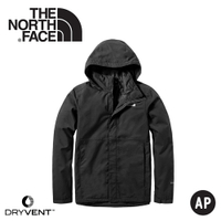 【The North Face 男 DryVent防水外套《黑》】3VSC/防水外套/防風外套/保暖外套