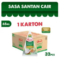 1 DUS SASA SANTAN CAIR 65 ML x 32 PCS .