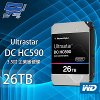 昌運監視器 WD Ultrastar DC HC590 26TB 企業級硬碟 (WUH722626ALE6L4)