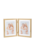 กรอบรูป 2 ช่อง 5X7/5X7 นิ้ว รุ่น V94257A-447 สีทอง