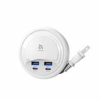 【亞果元素】OMNIA G35 GaN氮化鎵 35W 四孔電源供應器/延長線/HUB