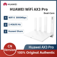 New Chinese Version Huawei WiFi Router AX3 Pro Dual-Core Amplifier Wireless Router 2.4&amp;5G WiFi 6 + 3000Mbps NFC Repeater Wi-Fi