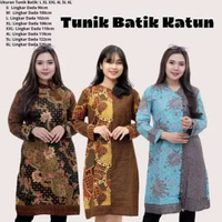 Paket Usaha Grosir Baju Katun Seragaman 3PCS Gamis, Hem Dewasa, Hem Anak, Blouse, Tunik, Kemeja, Out