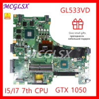 Laptop Motherboard With Cpu I7 7700/I5 7300 With GPU GTX 1050/1050TI FOR Asus ROG GL553VD GL553VE 100% Function Test OK Used