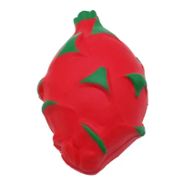 Jumbo Dragon Fruit Squishy Simulation PU Bread Soft Cream Scented Slow Rising Phone Straps Stress Relief Squeeze Toy Kid Gift