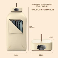 Multifunctional Dryer Electric Clothes Home Cabinet Floor Machine Laundry Dryers Apartment Folding Drying Tumble Foldable