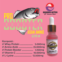 Essen Booster Asam Amino 20ml / Campura Esen penguat Umpan mancing Untuk Segala Jenis Ikan Pancing