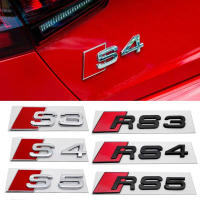 Pelekat Kereta, Untuk Audi Sline S3 S4 S5 S6 S8 RS3 RS4 RS5 RS6 RS8 A3 A4 A5 A6, Lambang Logam, Pele