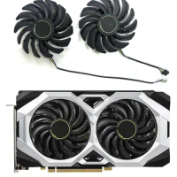 2 fans brand new for MSI GeForce RTX2060 2060S 2070 2070S 2080 2080S VENTUS OC Wantushi graphics card replacement fan PLD09210S1