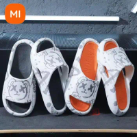 Xiaomi Summer Slippers For Men PVC Soft Comfortable Slippers Indoor Outdoor Wear Soft Thick Beach Couple Cartoon Sandals Shoes