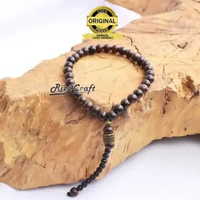 Tasbih 33 Butir Kayu Galih Asem Mix Nagasari Merah Kokka Turki 8 mm Asli Original 100%