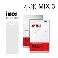 【iMos】3SAS系列保護貼 小米 MIX 3 (6.39吋) 6吋 超潑水、防污、抗刮
