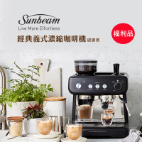 Sunbeam 經典義式濃縮咖啡機-碳鋼黑EM5300082BK(福利品-保固1年)