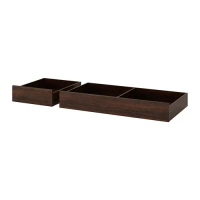SONGESAND 床底收納盒 2件組, 棕色