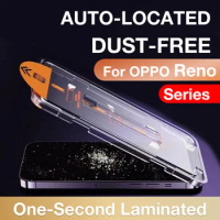 FOR OPPO Reno 8 8z 7se 7 7z 6 5 5k 5z 4 3 2 2f Z ACE Pro Plus Screen Protector Tempered Glass Easy Install Auto-Dust Removal Kit