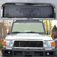 Modified For FJ Cruiser 70 Seriers Front Grill For FJ Land Cruiser LC70 LC71 LC75 LC76 LC79 Racing Grills Mesh Bumper Grilles