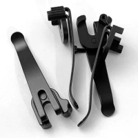 Back Clamp Stainless Steel Pocket Clips Waist Back Clamps For 91mm Victorinox Swiss Army Deep Carry Pocket Clips Accessories New