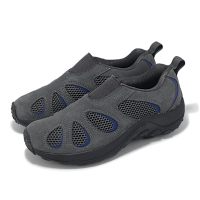 Merrell 休閒鞋 Jungle Moc EVO VENT SE 1TRL 男鞋 灰 藍 麂皮 懶人鞋 ML2006929