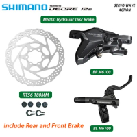 SHIMANO DEORE M6100 2 Piston Brake Groupset MTB Mountain Rear Front Bikes Hydraulic Disc Brake MTB B