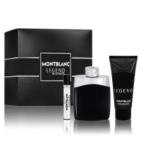 【MONTBLANC 萬寶龍】傳奇經典男性淡香水 100ML禮盒(淡香水100ml+7.5ml+沐浴精100ml-專櫃公司貨)