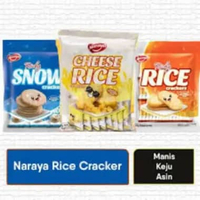 [ HALAL ] Naraya Richy Rice Crackers Snow Crackers Cheese Rice Crackers 96gr Snack Import Snack Cemi