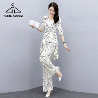 2024 HOT ■SUHA Formal Attire For Women Casual Boho Square Pants Challis Preloved Terno Plus Size Swa