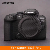 R10 3D Texture Camera Sticker 3M Vinyl Wrap Skin Anti-Scratch Protective Film Protector Coat Decals for Canon EOS R10 EOSR10