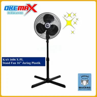 MIYAKO STAND FAN / KIPAS ANGIN berdiri KAS1606 X PL Jaring MUSANG / KAS-1606 XPL (16 INCH) GARANSI R