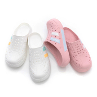 PLAYBOY 618限定★輕盈plus 透氣懶人休閒鞋 防水洞洞鞋