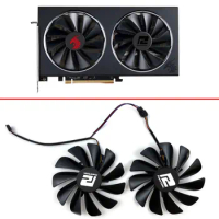 2PCS Cooling FANS 95MM 4PIN CF1010U12S RX5700XT GPU fan for Powercolor RX5700XT 5700 5600XT graphics card replacement fan