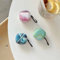 Marble Pattern Sticker Classic Case for Samsung Galaxy Buds Pro Live 2 Buds2 Pro FE Cover Protective Shell for GalaxyBuds