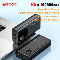 65W Power Bank 50000mAh Super Fast Charging Powerbank With Battery Display Portable External Battery for iphone Xiaomi Huawei