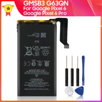 Replacement Battery G63QN GLU7G GMSB3 for Google Pixel 6 Pro Pixel 6A Google Pixel 6 Phone Battery + Tools
