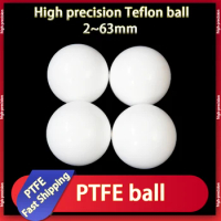 Solid PTFE Balls F4 Ball Plastic Ball 1/2.381/2.5/3.175/4/5/6 6.35/7/8/9.525/10.5/11/12/13~63mm Diaphragm Pump Ball