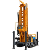 YG Wholesale Price 73.5KW 18BAR 90-500mm Water Well Drill Rig Integrated DTH Mine Drilling Rig for Diesel Air Compressor Price
