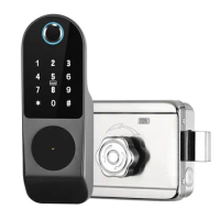 Biometric Digital Fingerprint NFC password Smart Electric Rim Lock Door Lock