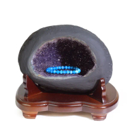 【開運方程式】頂級烏拉圭錢袋子聚寶盆紫水晶洞AGU87(3.76公斤紫晶洞)
