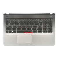Palmrest top case for HP Pavilion 15-AB 15AB 15-ab065tx ab297TX US Keyboard Upper Cover No Backlight